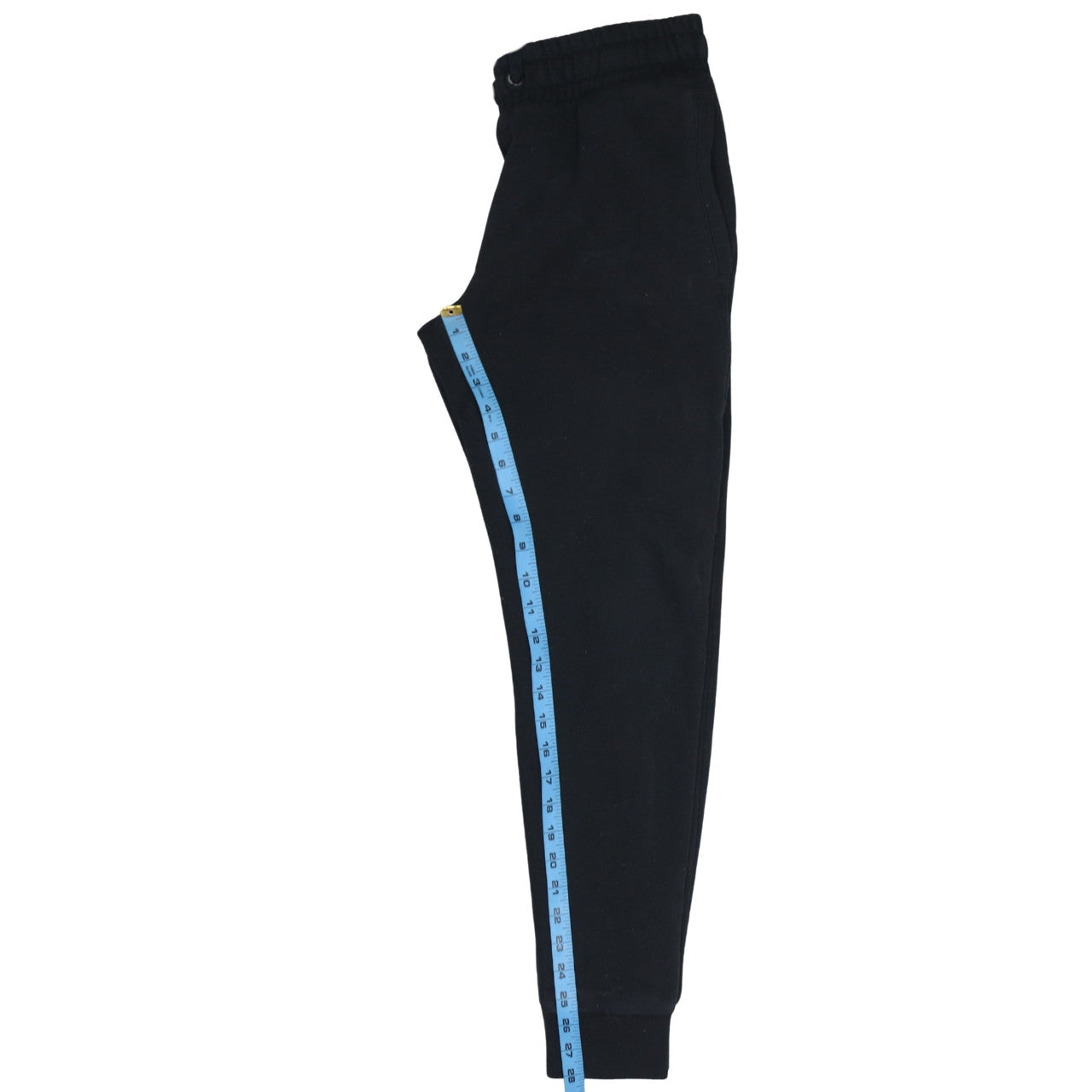 Kappa Men's Black Jogger Sweatpants Medium Fleece Tapered