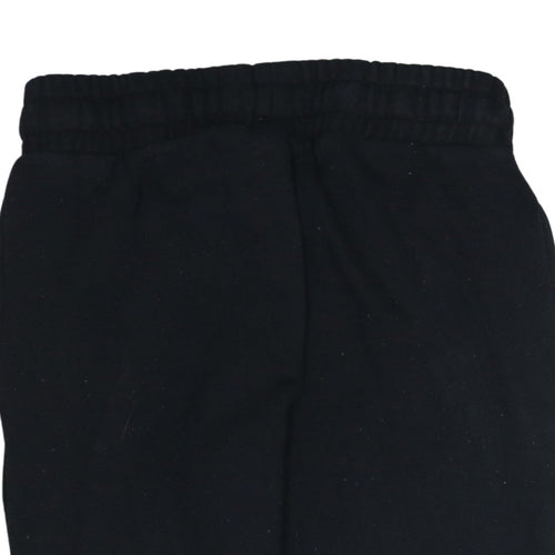 Kappa Men's Black Jogger Sweatpants Medium Fleece Tapered
