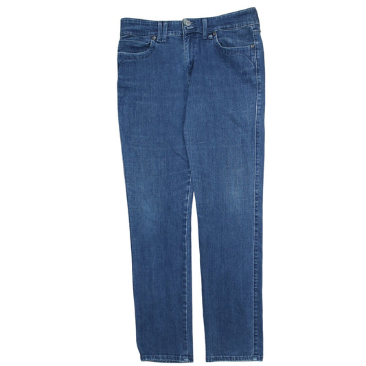 Levi's Women's Blue Mid Rise Skinny Jeans Size 12 Slim Fit Denim
