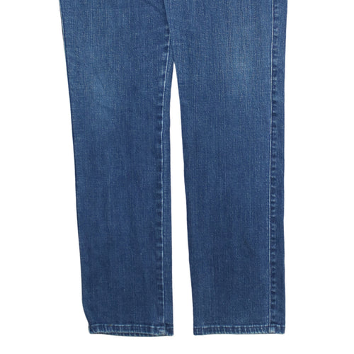 Levi's Women's Blue Mid Rise Skinny Jeans Size 12 Slim Fit Denim