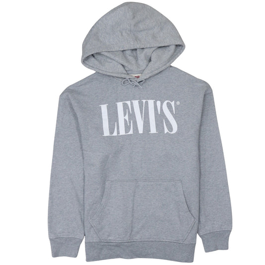 Levi's Men's Grey Small Relaxed Fit Pullover Hoodie Sweatshirt
