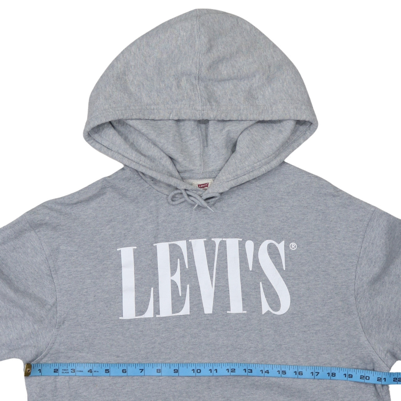 Levi's Men's Grey Small Relaxed Fit Pullover Hoodie Sweatshirt