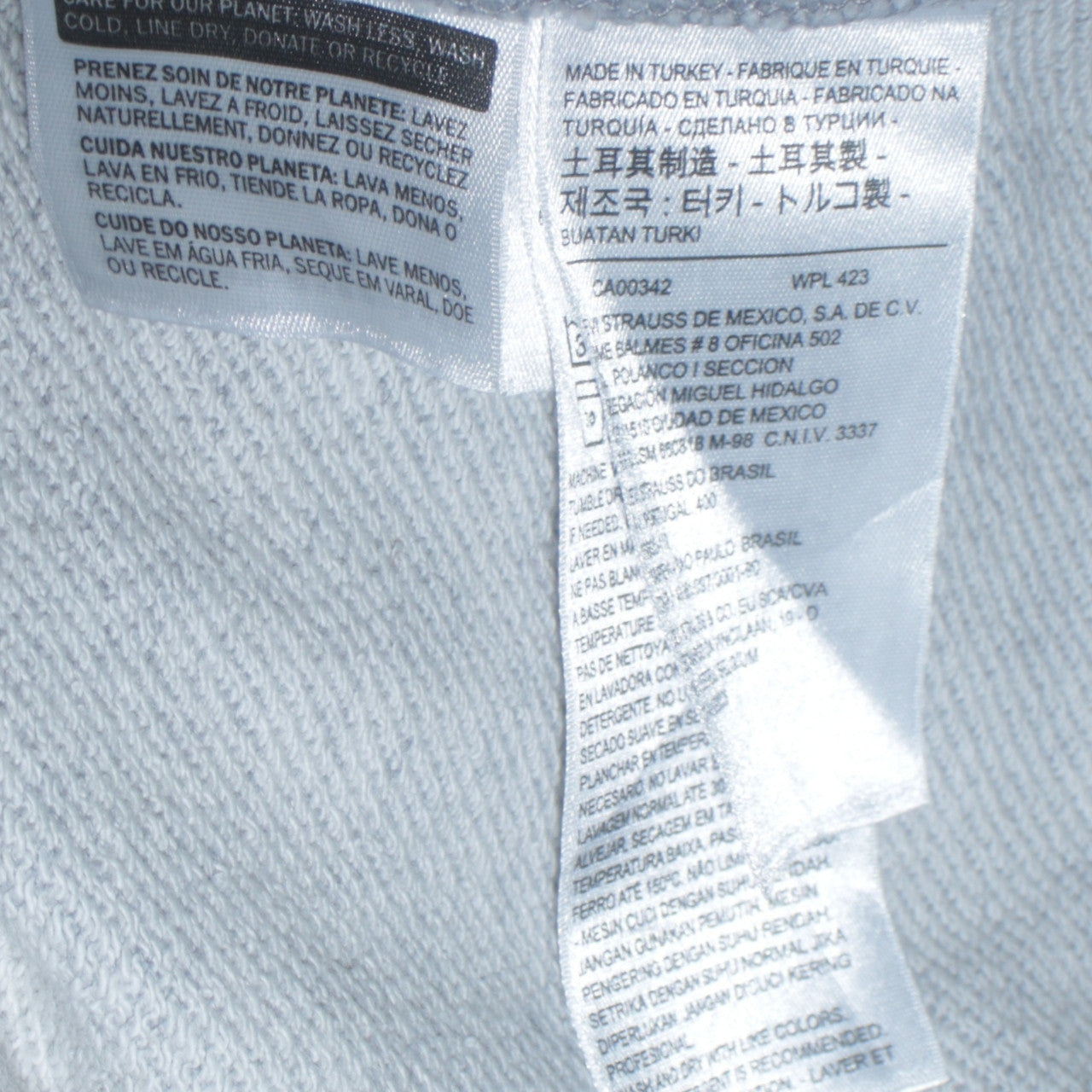 Levi's Men's Grey Small Relaxed Fit Pullover Hoodie Sweatshirt