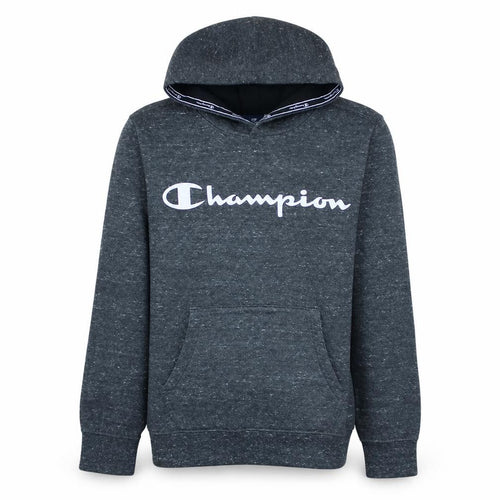 Champion Boys Grey Pullover Hoodie 11-12 Years Fleece Logo Sweatshirt