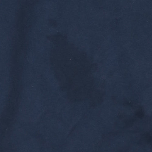 Champion Men Blue Pullover Sweatshirt Medium Crew Neck Logo