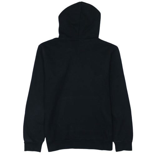 Puma Women's Black Small Pullover Hoodie with Logo and Kangaroo Pocket