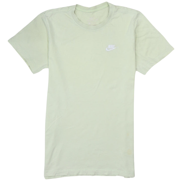 Nike Men's Light Green XS Crew Neck Cotton T-Shirt