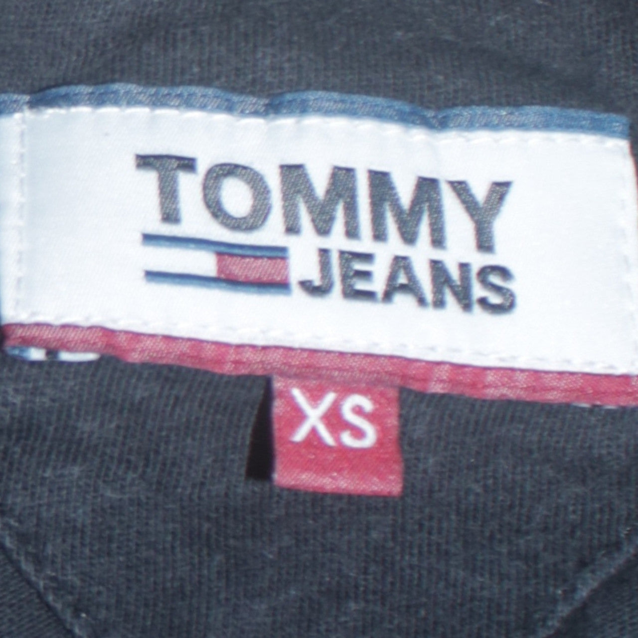 Tommy Jeans Men's Black XS Regular Fit Cotton Crew Neck T-Shirt
