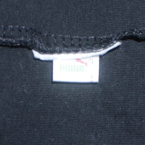Puma Men's Black Long Sleeve Graphic Logo T-Shirt XL