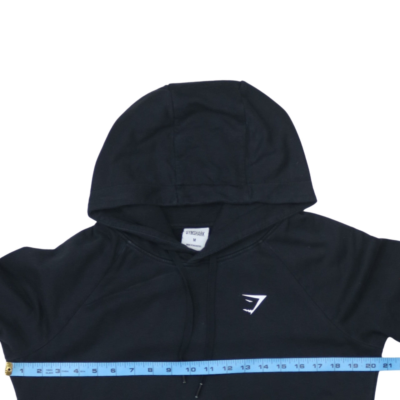 Gymshark Womens Black Medium Pullover Hoodie Cotton Blend