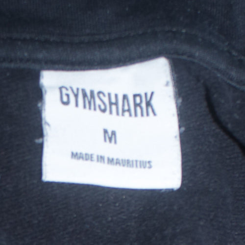 Gymshark Womens Black Medium Pullover Hoodie Cotton Blend