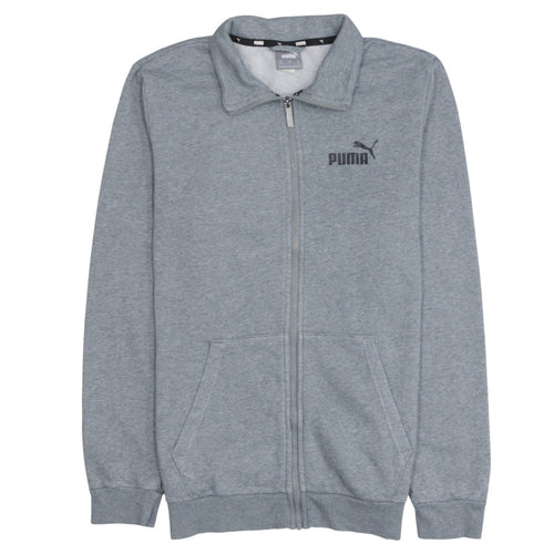 Puma Men's Grey Full Zip Sweatshirt Size S Regular Fit