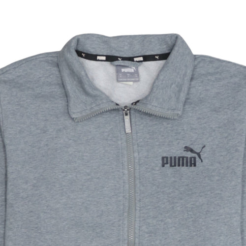 Puma Men's Grey Full Zip Sweatshirt Size S Regular Fit