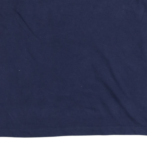 U.S. Polo Assn. Men's Blue Cotton V-Neck Short Sleeve T-Shirt S