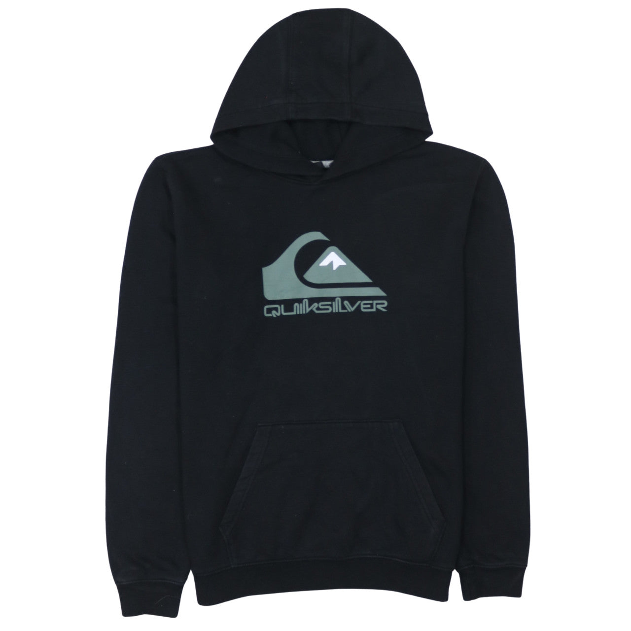 Quiksilver Men's Black XL Pullover Hoodie with Logo