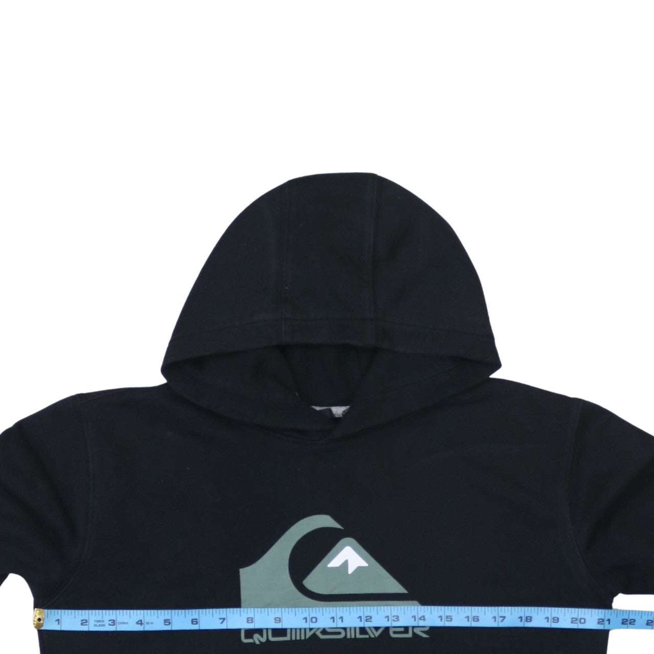 Quiksilver Men's Black XL Pullover Hoodie with Logo