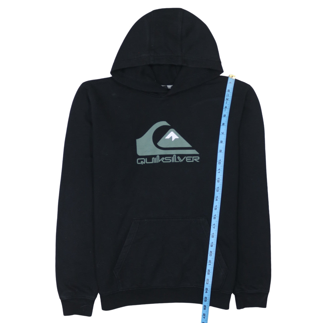 Quiksilver Men's Black XL Pullover Hoodie with Logo