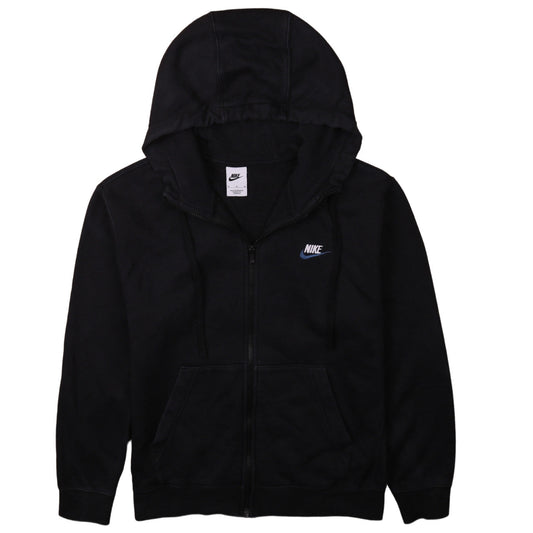 Nike Men's Black Full Zip Hoodie Medium Sportswear Fleece