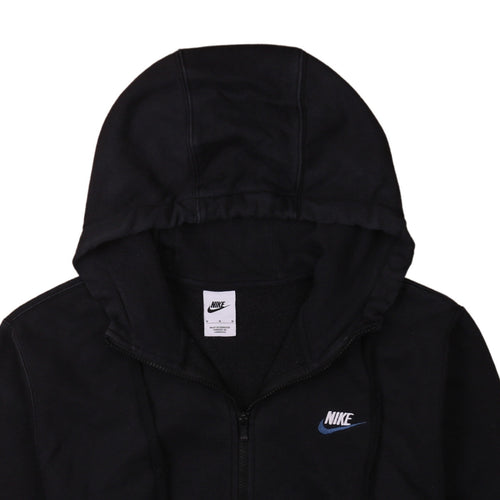 Nike Men's Black Full Zip Hoodie Medium Sportswear Fleece