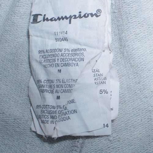 Champion Men's Grey Medium Sweatpants Elastic Waist Jersey Cotton Blend