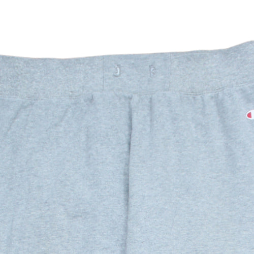 Champion Men's Grey Medium Sweatpants Elastic Waist Jersey Cotton Blend