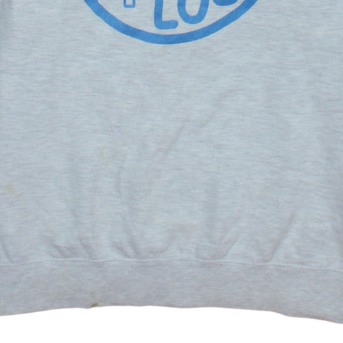 hello DODO Men's Grey 'Get Lost' Pullover Sweatshirt M