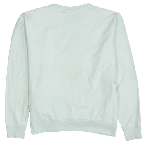 FILA Women's Mint Green Crew Neck Sweatshirt Size L Cotton Casual