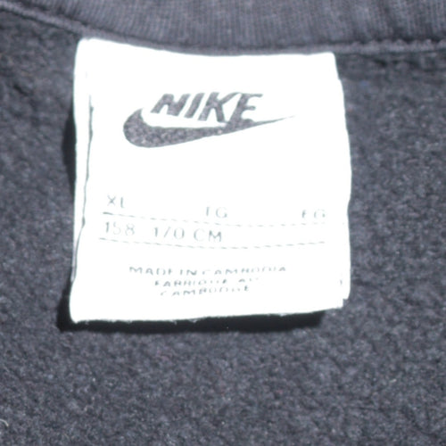Nike Boys Black XL (158 cm) Pullover Hoodie Sweatshirt