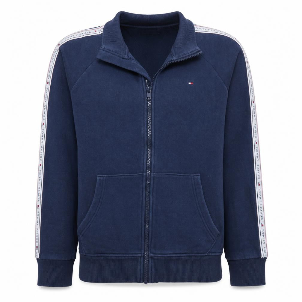 Tommy Hilfiger Boys Blue Track Jacket Size 164 Zip-Up Fleece Full Zip