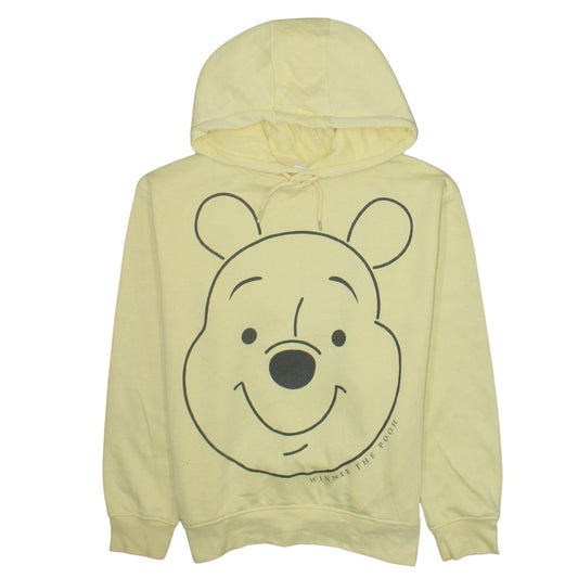 Disney Women’s Yellow Winnie the Pooh Pullover Hoodie Size S