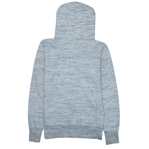 Champion Womens Grey Hoodie Medium Pullover Cotton Blend Logo Sweatshirt