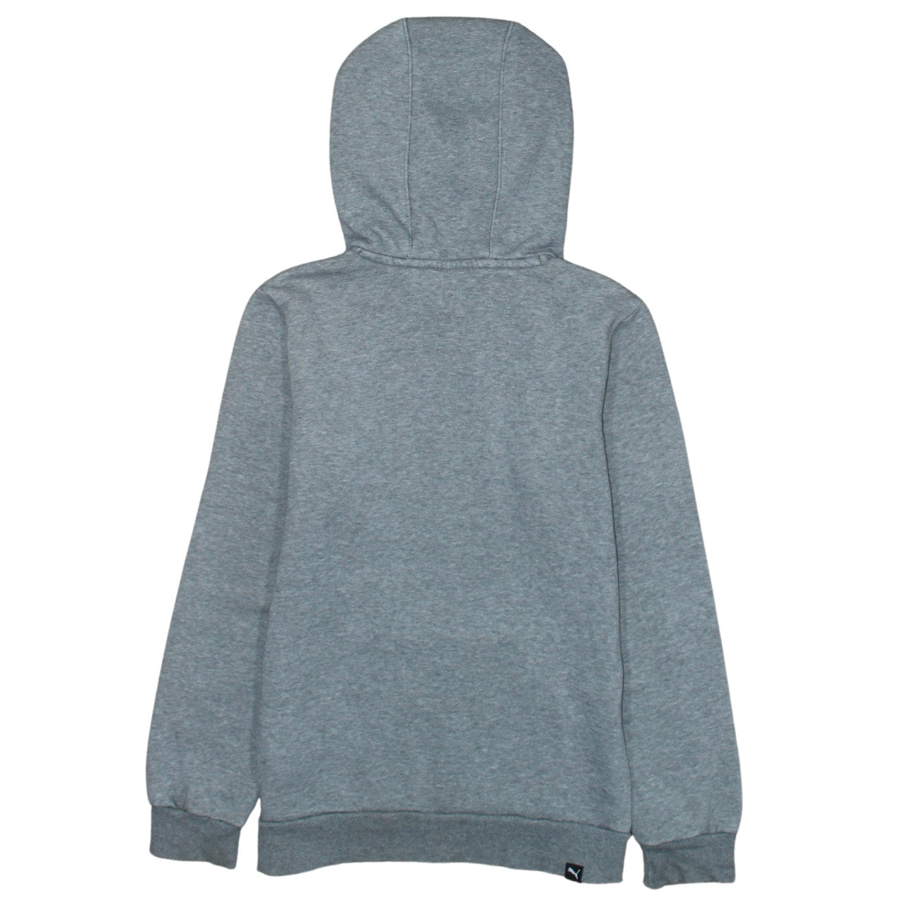 Puma Boys Grey Pullover Hoodie 11-12 Years Logo Graphic Sweatshirt