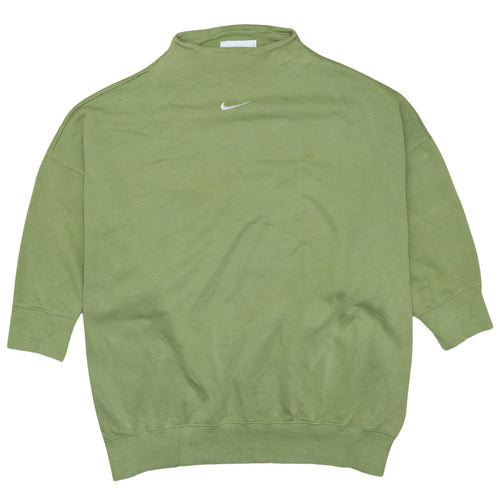 Nike Women's Green XL Pullover Sweatshirt with Logo