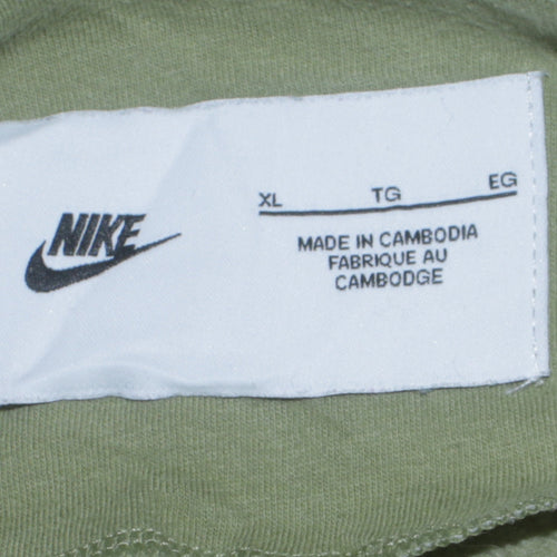 Nike Women's Green XL Pullover Sweatshirt with Logo