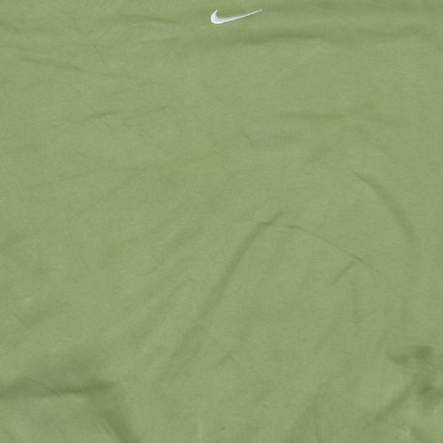 Nike Women's Green XL Pullover Sweatshirt with Logo