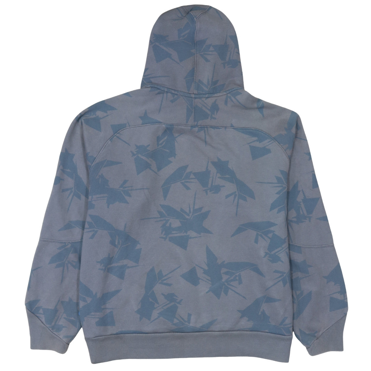 Nike Mens Blue Graphic Print Pullover Hoodie XL
