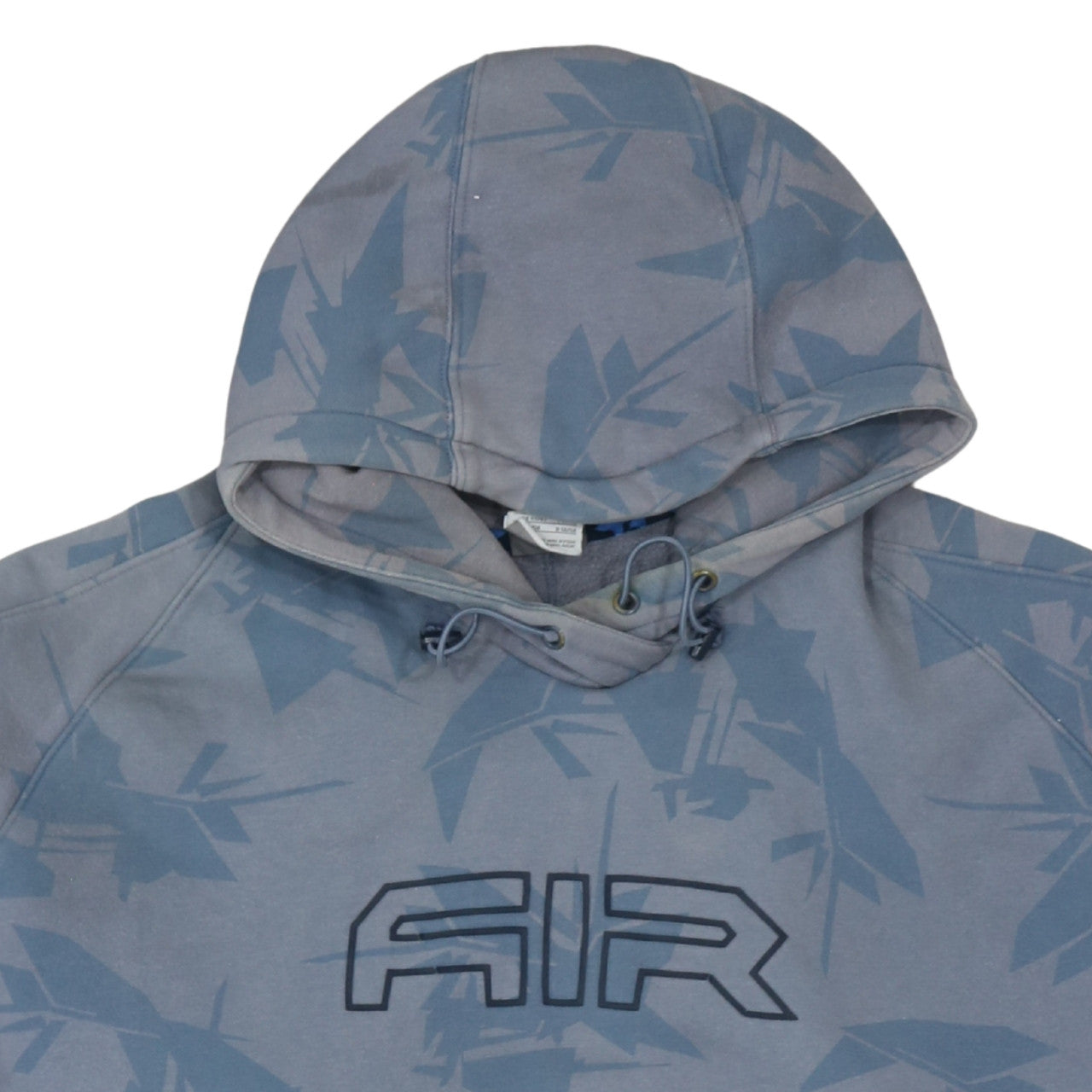 Nike Mens Blue Graphic Print Pullover Hoodie XL