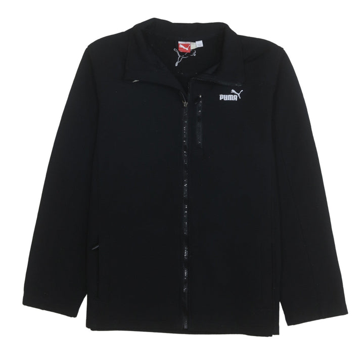 Puma Boys Black XL Softshell Zip Up Active Jacket