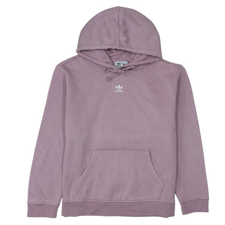 Adidas Womens Pink Pullover Hoodie Size 16 Cotton Casual