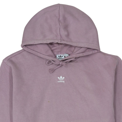 Adidas Womens Pink Pullover Hoodie Size 16 Cotton Casual