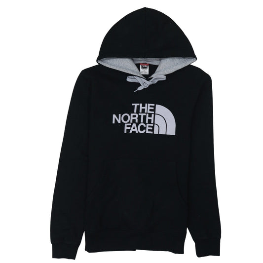 The North Face Men's Black Pullover Hoodie S Outdoor Logo Fleece