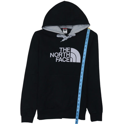 The North Face Men's Black Pullover Hoodie S Outdoor Logo Fleece