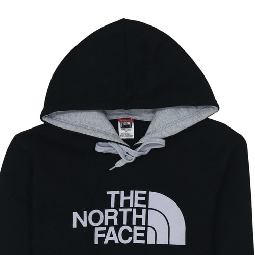 The North Face Men's Black Pullover Hoodie S Outdoor Logo Fleece