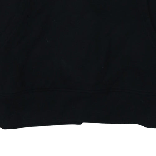 The North Face Men's Black Pullover Hoodie S Outdoor Logo Fleece