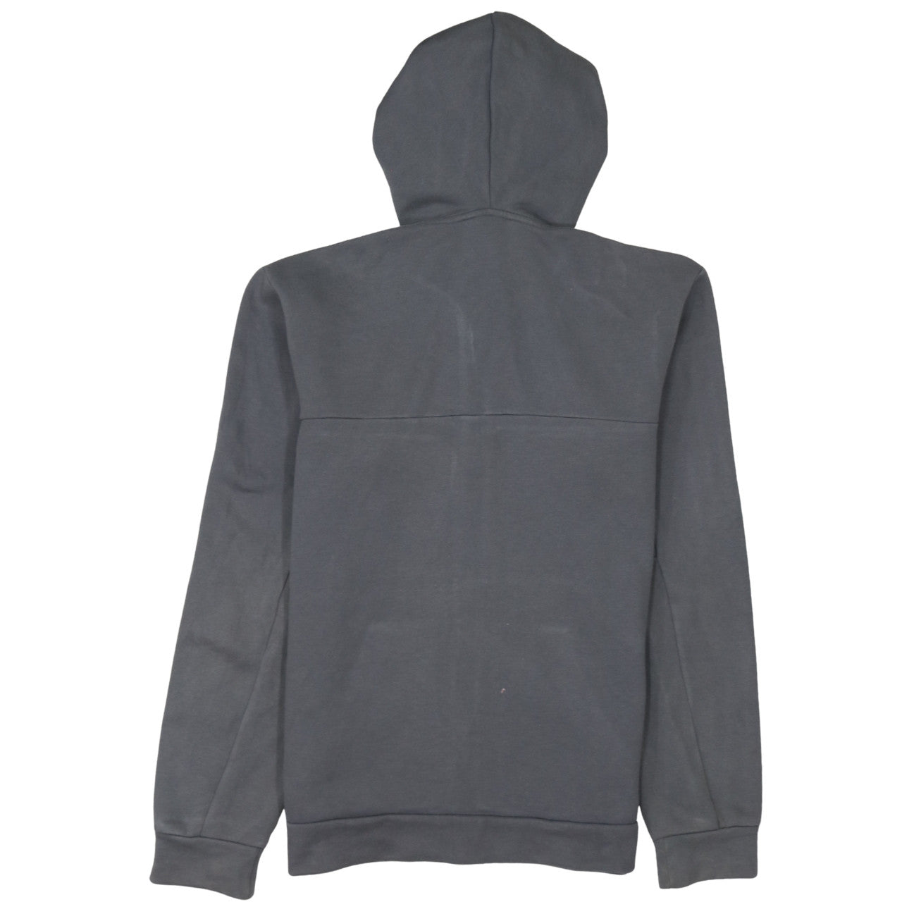 Adidas Men's Grey Full Zip Hoodie Size S Sports Fleece Jacket
