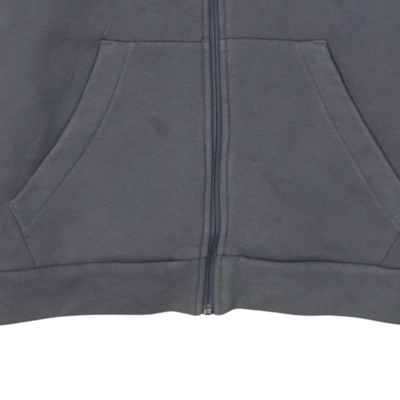 Adidas Men's Grey Full Zip Hoodie Size S Sports Fleece Jacket