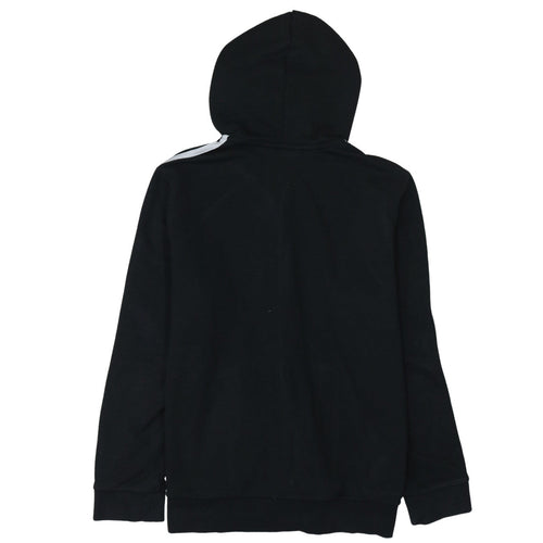 Adidas Women Black Full Zip Hoodie XL Fleece Lined Sportswear