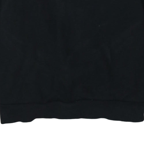 Adidas Women’s Black Pullover Hoodie L 16-18 Logo Sweatshirt