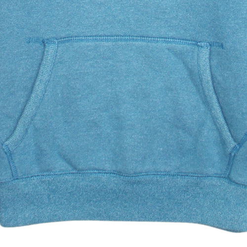 Jack Wills Women's Blue Pullover Hoodie UK 8 JW Logo Casual Sweatshirt