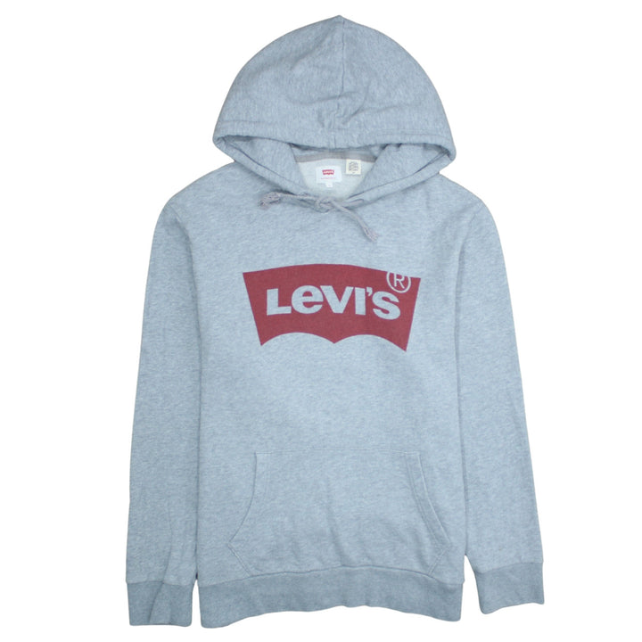 Levi's Men's Grey Logo Pullover Hoodie Size L Regular Fit